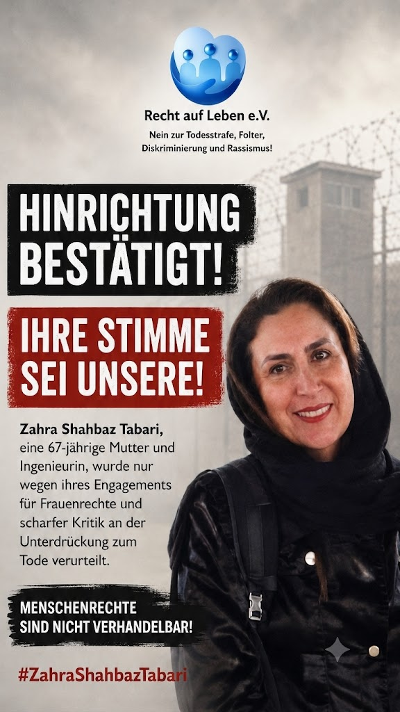 Zahra Shahbaz Tabari – Menschenrechte sind nicht verhandelbar